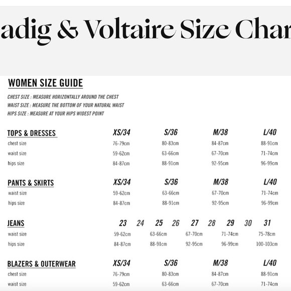 Zadig And Voltaire Made in France Parono Circus Print Drawstring Waist Sz 40 - Picture 16 of 16